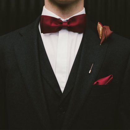 Simple Black Blazer Men